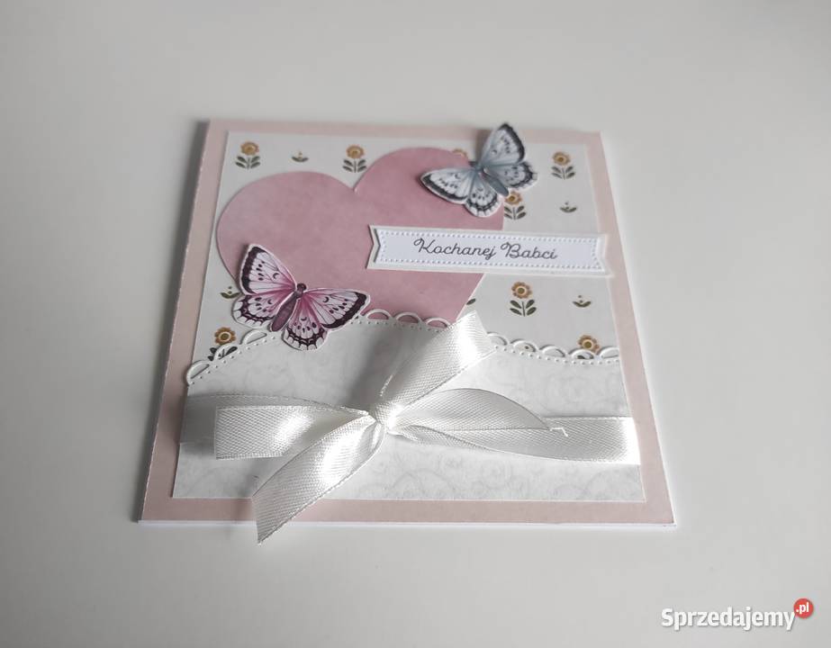 Kartka ręcznie robiona na Dzień Babci Łódź