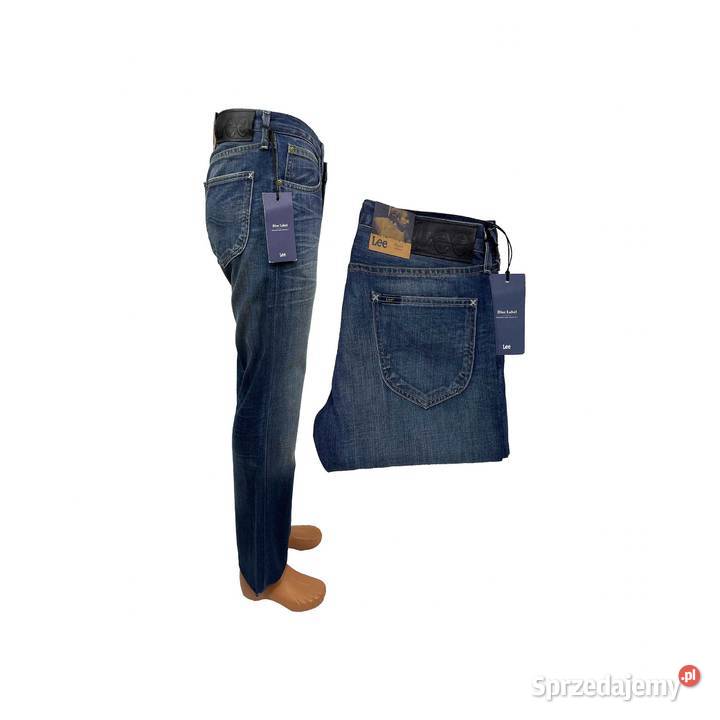 Spodnie męskie Lee Blake Regular W31 L34 niebieski