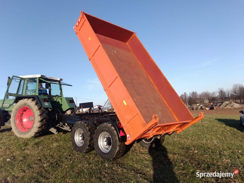 Przyczepą wywrotka 3 strony tandem 4x4 jedyna Iłownica