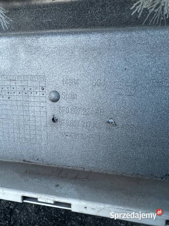 SEAT LEON 3 III 5F FR ZDERZAK PRZÓD 5F0807221A Karoseria dolnośląskie