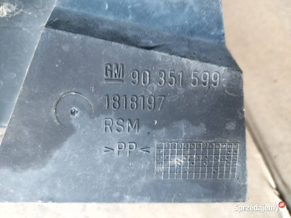 DOLOT WLOT POWIETRZA 90351599 OPEL ASTRA F 1 osobowe Kamień-Kolonia