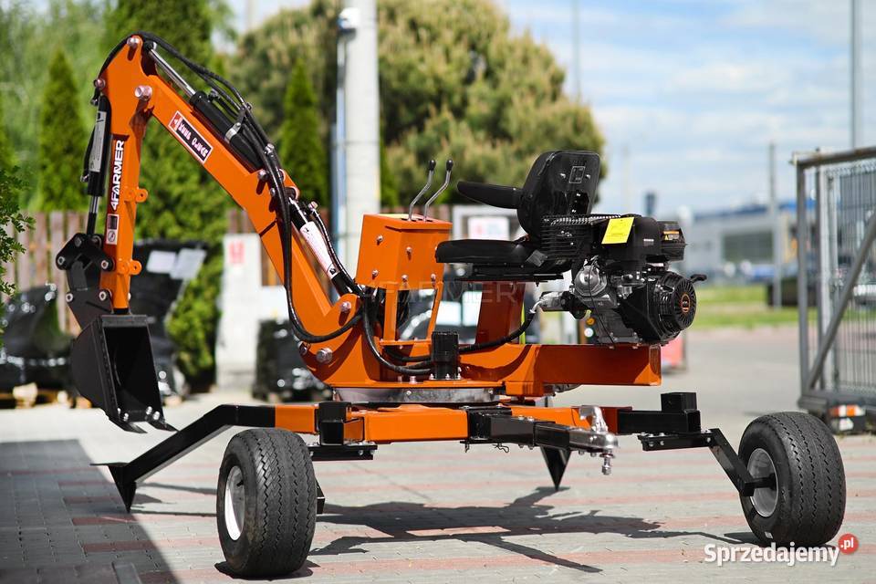 Koparka ATBH 15 ATV 4FARMER z silnikiem nieuszkodzony Tajęcina