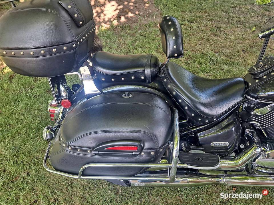 Yamaha Drag Star XVS 1100 kufry kamera nawigacja
