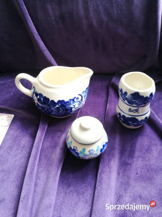 Mlecznik fajans Włocławek prl komplet zachodniopomorskie Choszczno