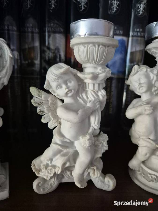 Zestaw aniołków świeczniki mazowieckie Piaseczno