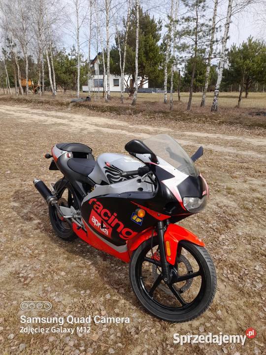 Aprilia RS 50cc przerobione na 80cc prędkość Kielce