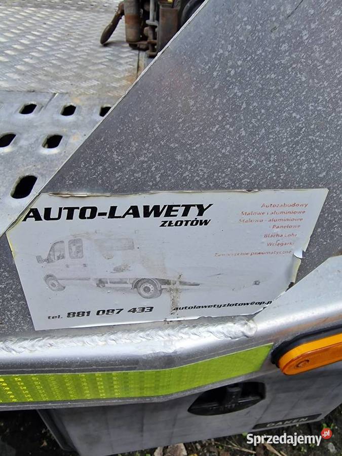 Mercedes sprinter 22 laweta alu najazd 52m 1680kg Chorzów