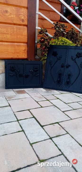 Drzwiczki stalowe do grilla wędzarni komplet Gorlice