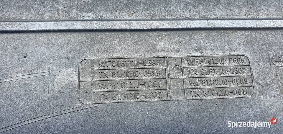 MAN TGA TGL TGM PRZEDŁUŻENIE STOPNIA LEWE Bieleń