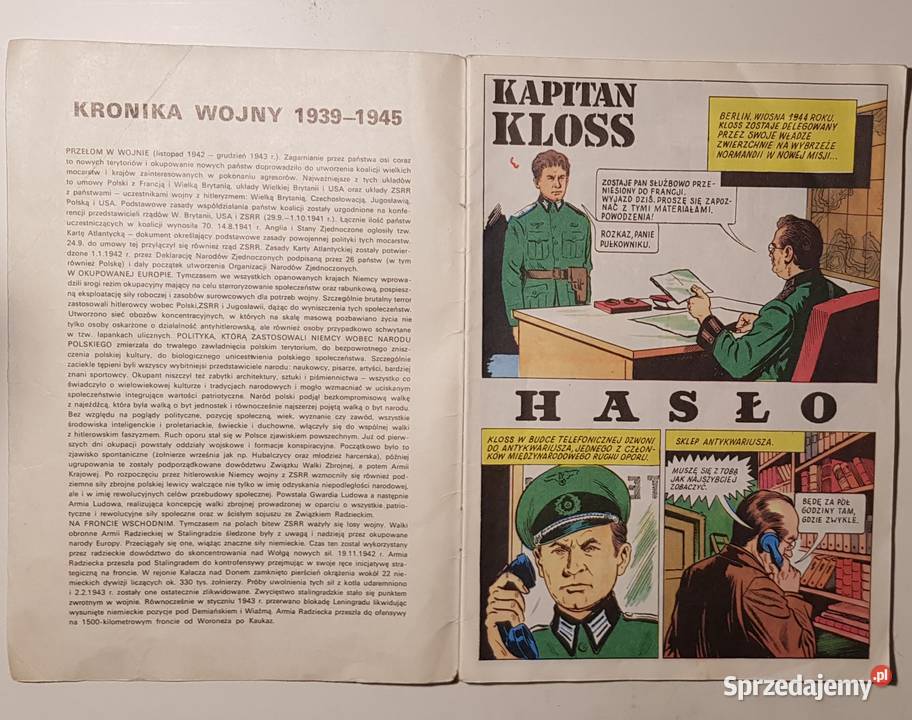 Kapitan Kloss Hasło Ściśle tajne Kuzynka Edyta