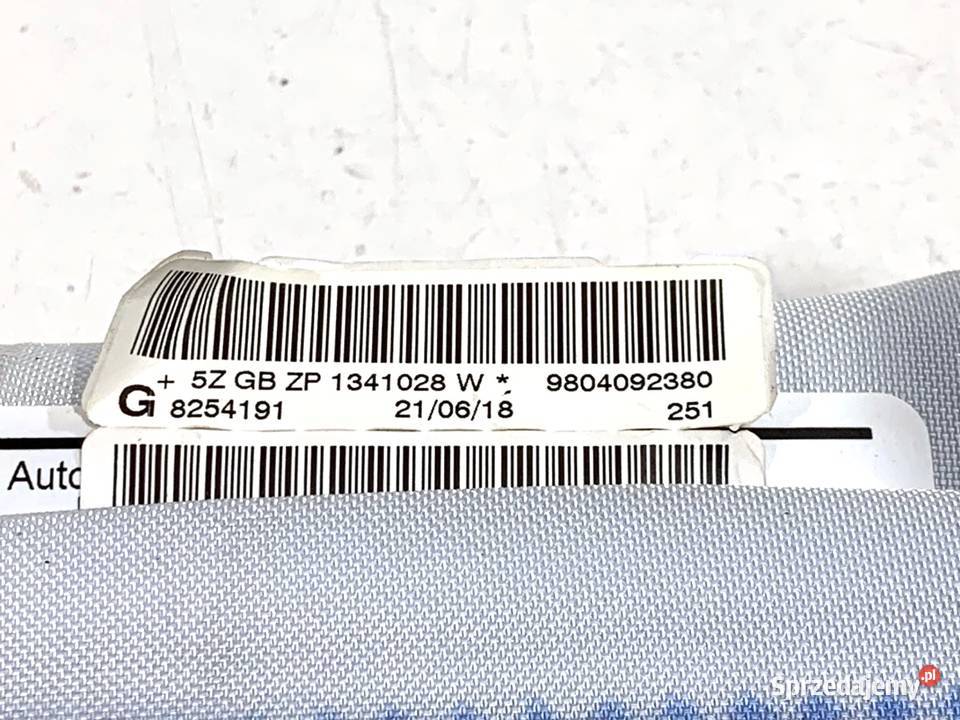 KURTYNA POWIETRZNA LEWY PEUGEOT 2008 I