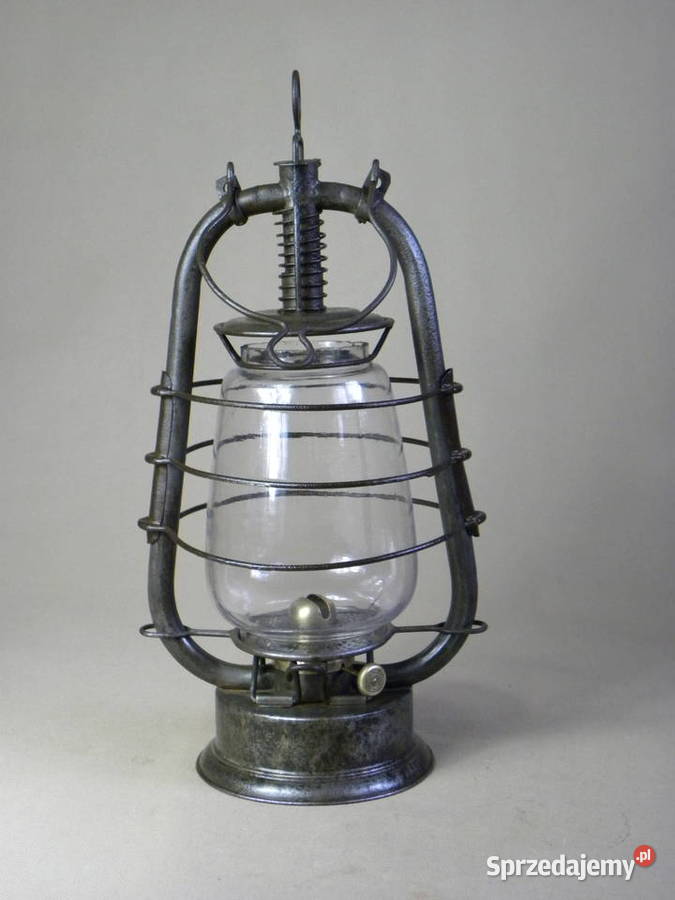 Stara niemiecka lampa naftowa Heinrich Friedrich Legnica