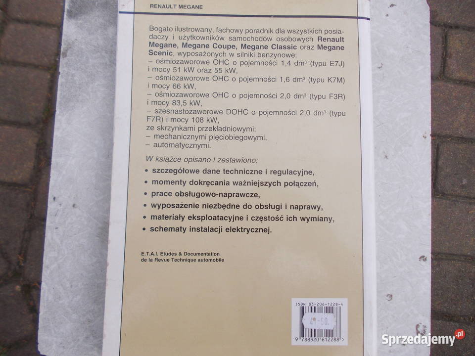Książka napraw renault megane Baranów