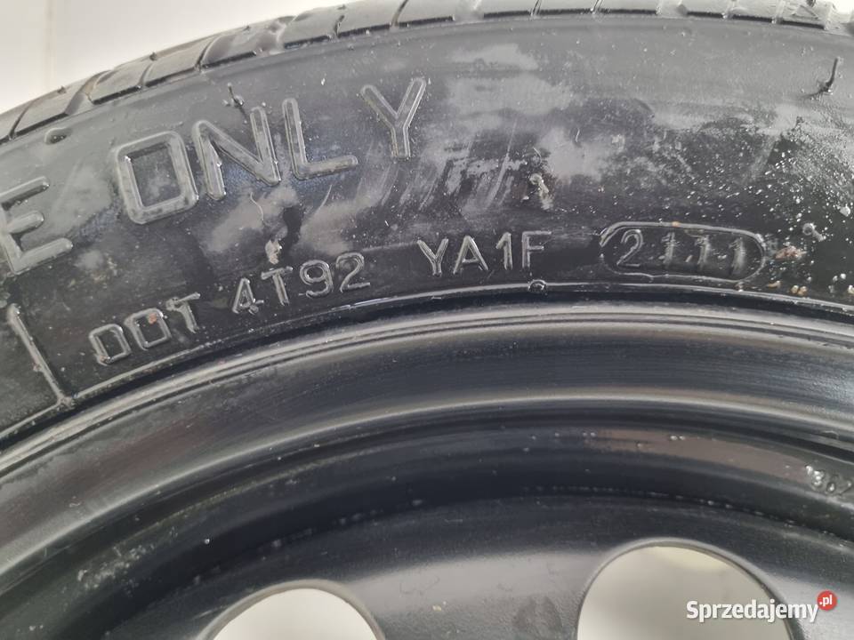 KOŁO DOJAZDOWE Audi Seat Vw Golf VI 12570 R16 Chełm