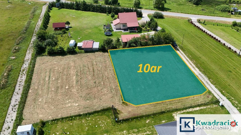 Grunt 101m2 Hoszów woda podkarpackie