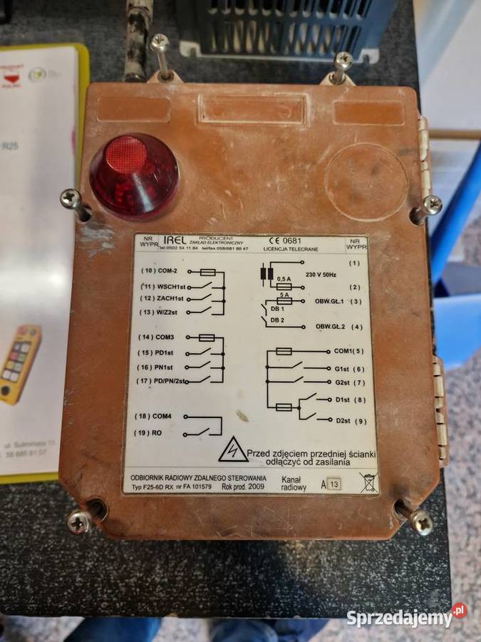 Odbiornik Radiowy F256D RX IREL Magazynowanie Pińczów sprzedam