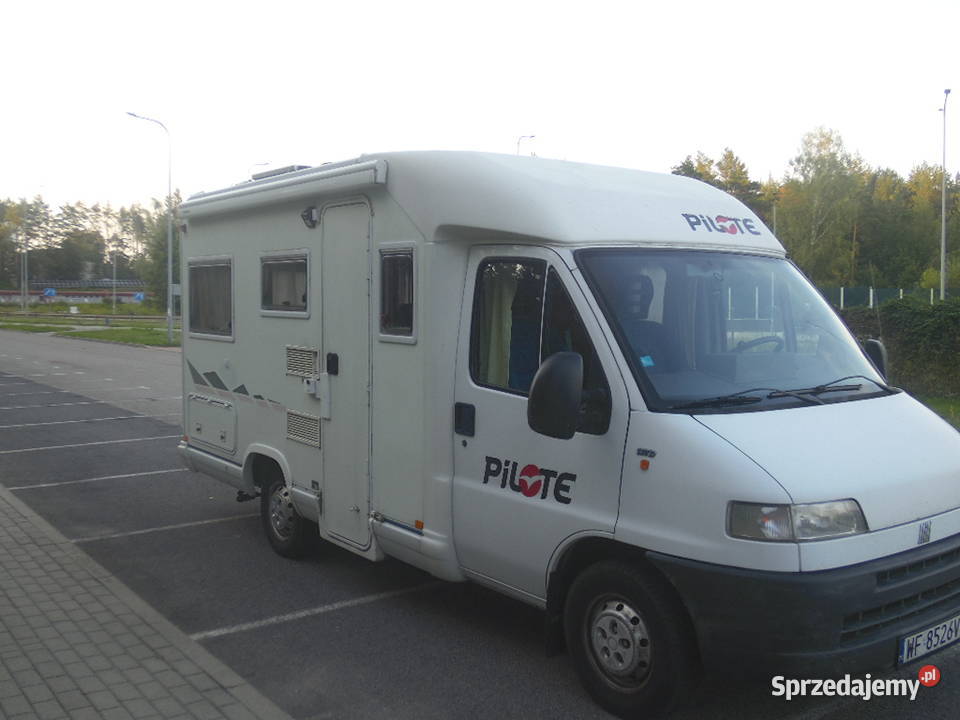 Kamper Pilote na Fiat Ducato 19 TDI 2000r gotowy Białystok