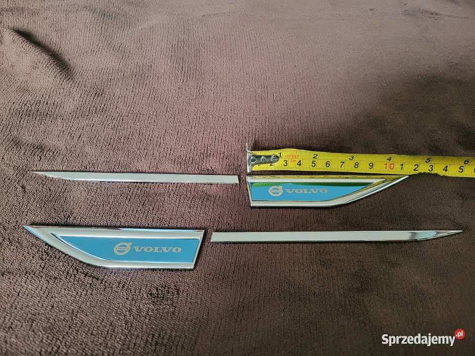 Metalowe emblematy VOLVO na błotniki komplet 4 Gliwice