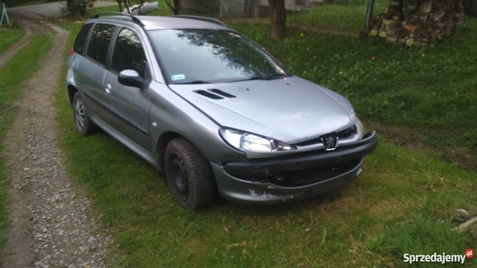 Peugeot 206 SW 14HDI sprzedam uszkodzony silnik Lubenia