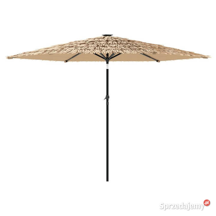 Parasol ogrodowy na stalowym słupku brązowy Warszawa sprzedam