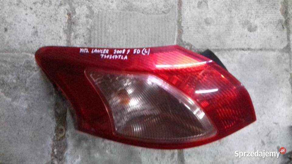 MITSUBISHI LANCER 5D 2008 2009 2010 LAMPA TYŁ Karoseria dolnośląskie Wrocław sprzedam