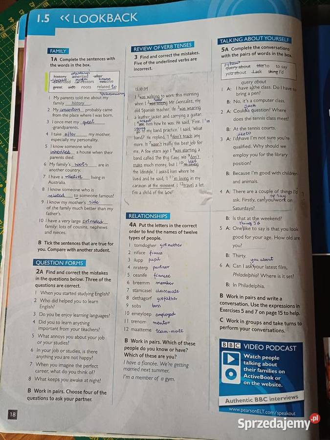 Speakout Intermediate StudentsBook Antonia Clare ISBN 9781408276075 Kraków sprzedam