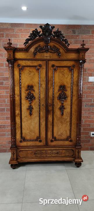 Piękna szafa Ludwik Filip antyk Łagów