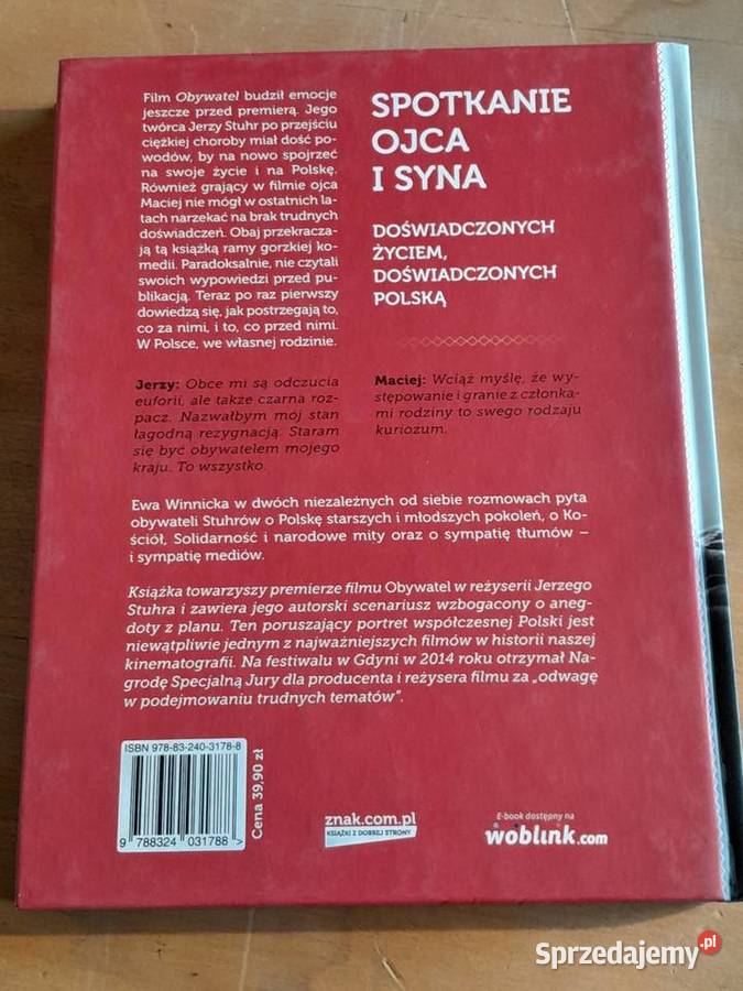 Książka Obywatel Stuhr rozmowa z Jerzym i Dąbrowa Górnicza