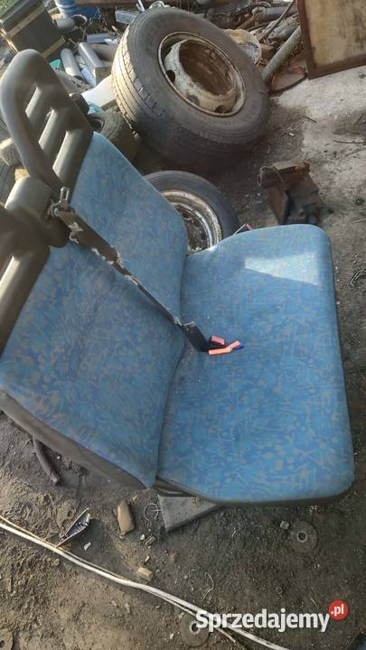Fotel dwójka kanapa pasażera Iveco Daily III dostawcze wielkopolskie Książ Wielkopolski