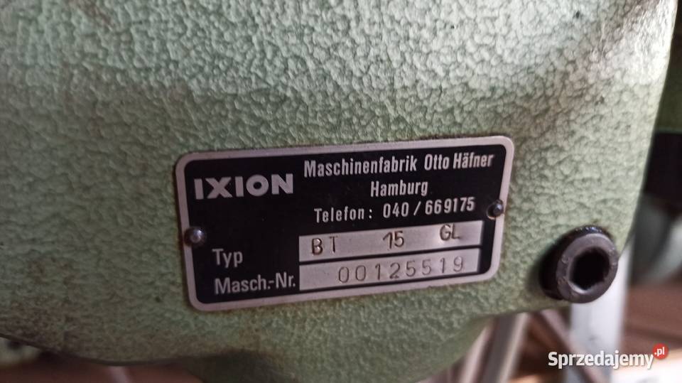 Wiertarka przemysłowa IXION typ BT 15 GL Rawicz