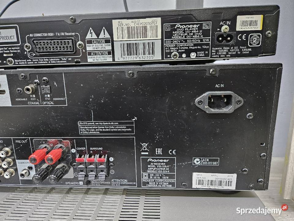 Amplituner Pioneer VSX329K czarny Kwietno