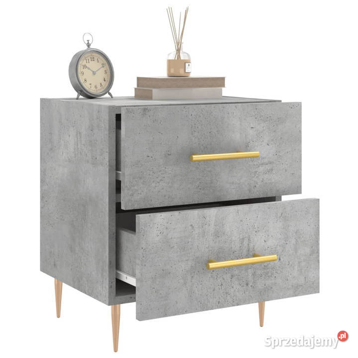 Szafka nocna szarość betonu 40x35x475 WM827284 Warszawa