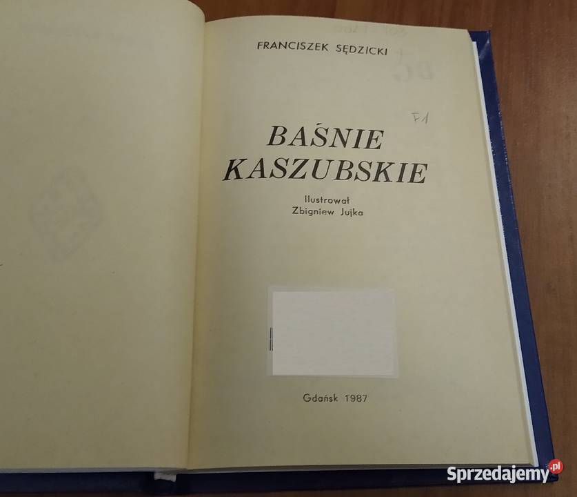 Baśnie kaszubskie Franciszek Sędzicki il Książki dla dzieci Gdańsk