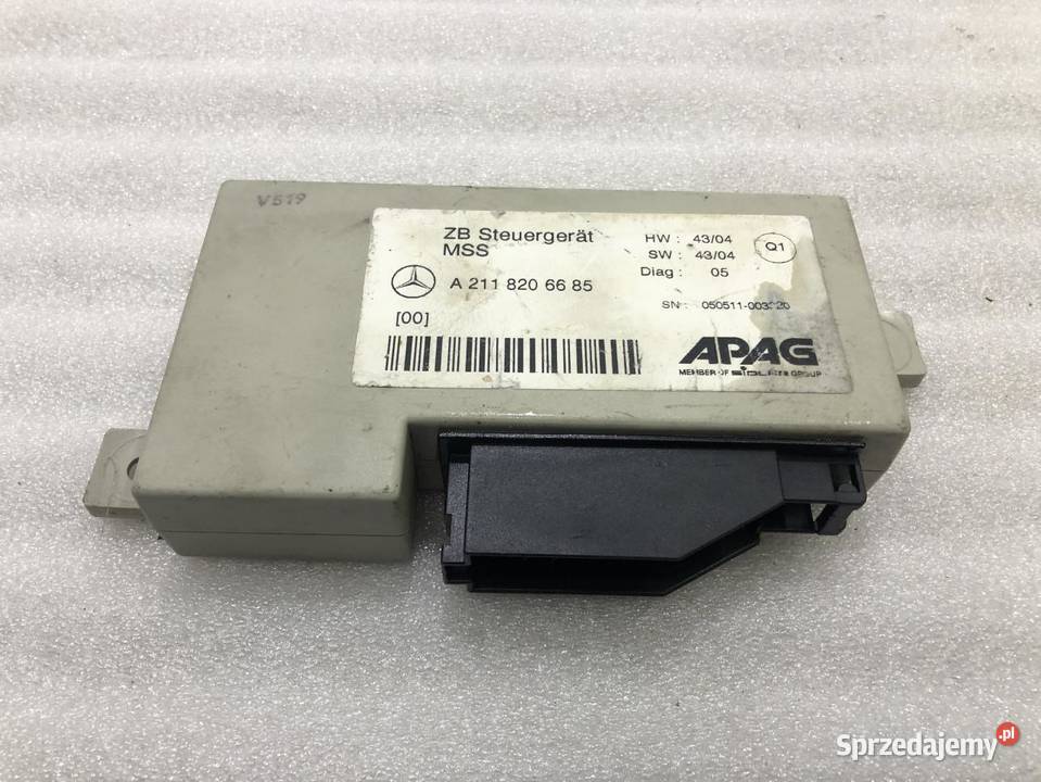 MODUŁ STEROWNIK MERCEDES EKLASA W211 A2118206685