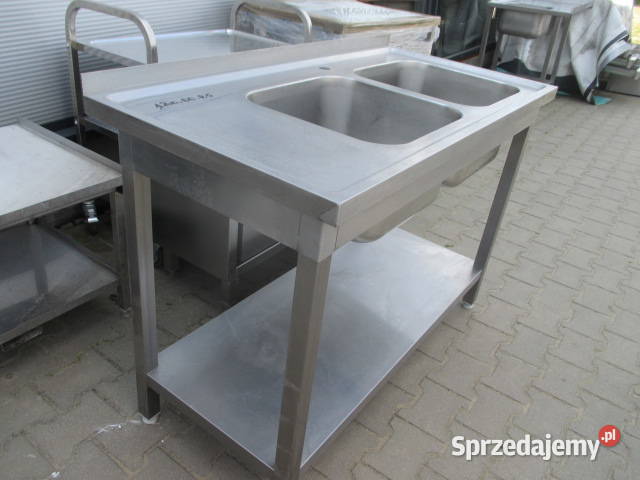 Zlew Gastronomiczny 2 Komorowy Z Półką 1206085 Ostrów Wielkopolski