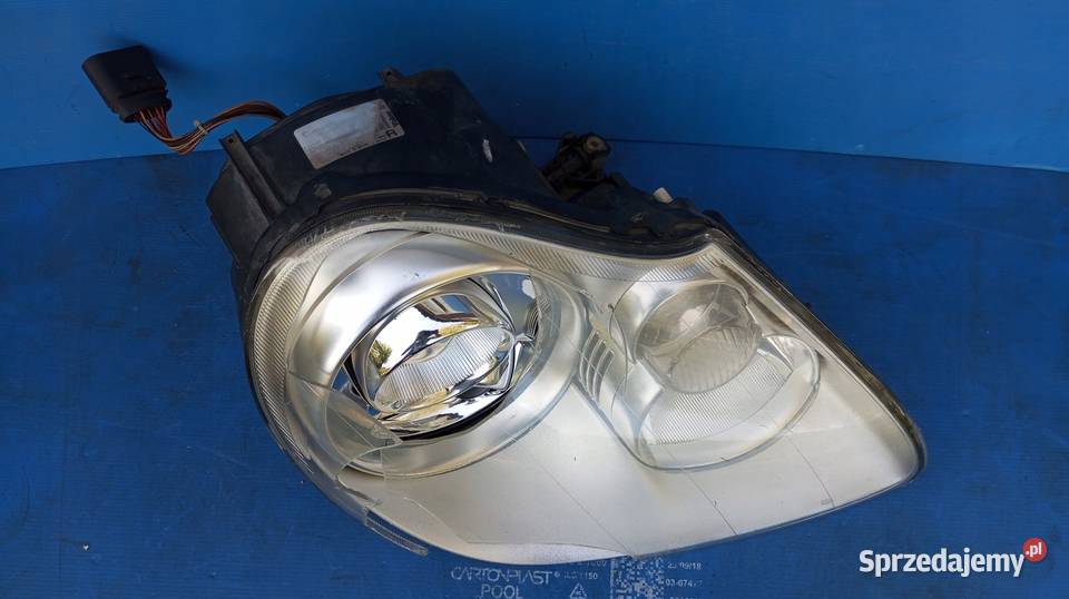 REFLEKTOR LAMPA PRAWA PRZÓD EU 7L5 XENON PORSCHE osobowe wielkopolskie Nowy Tomyśl