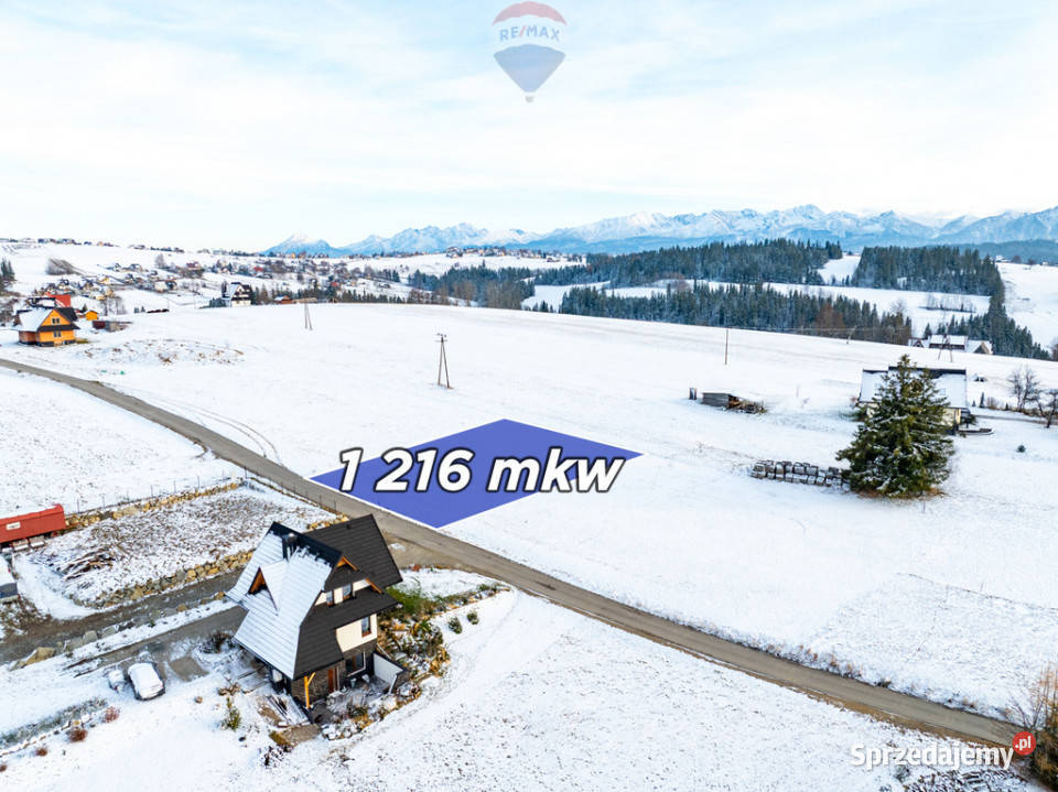 Widokowa działka budowlana w Czerwiennem 2 Ząb