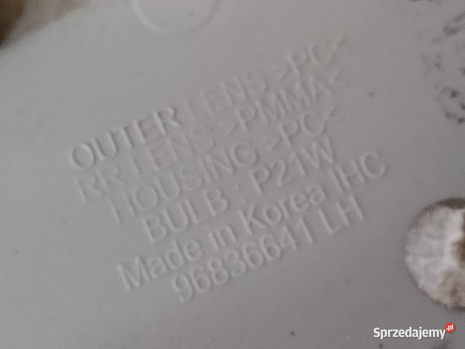 Lampa Przeciwmgielna Lewy Tył Chevrolet Cruze HB osobowe Lampy przeciwmgielne wielkopolskie Pleszew