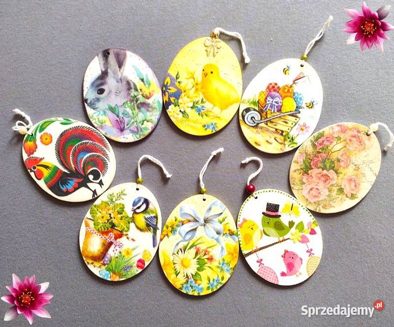Jajka Wielkanocne decoupage warmińsko-mazurskie