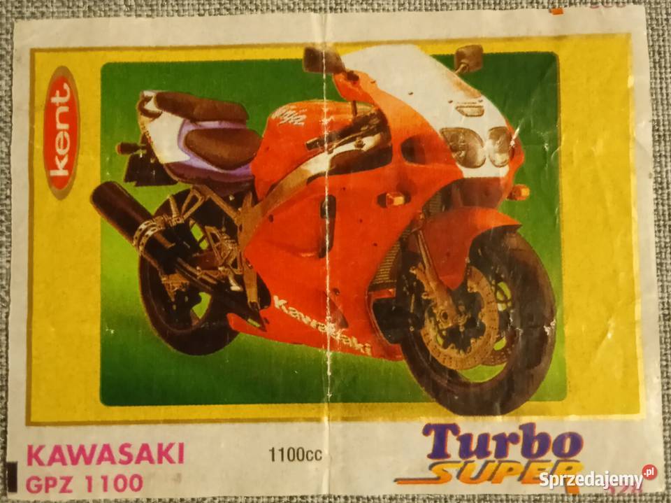 Kawasaki GPZ 1100 obrazek z gumy Turbo Super 528