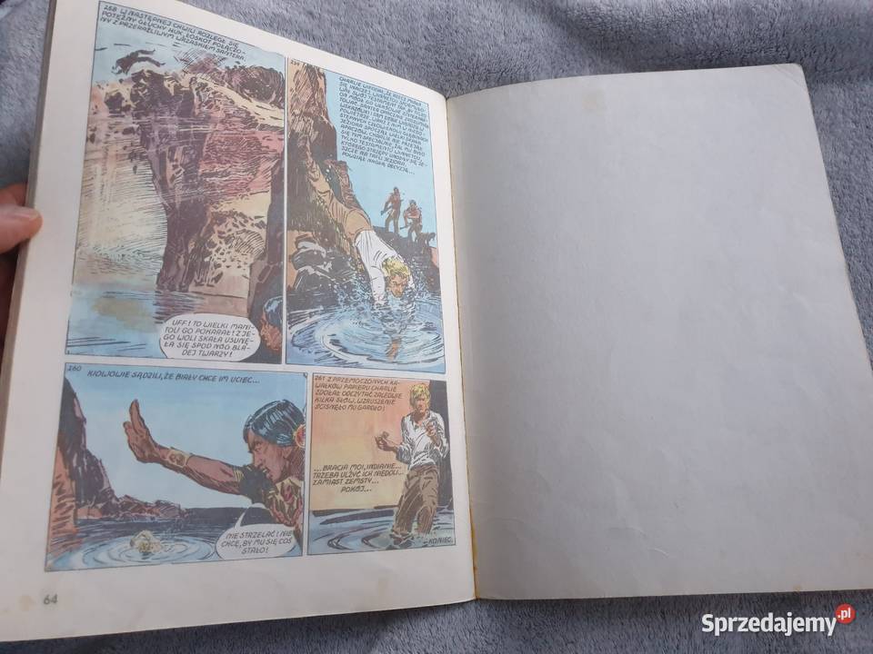 Old Shatterhand and Winnetou komiks Gdynia