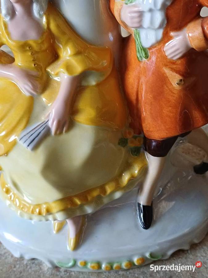 vintage lampka porcelanowa