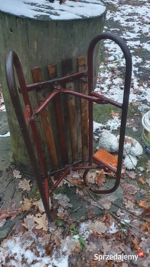 Oryginalne sanki stare retro vintage metalowe Warszawa sprzedam