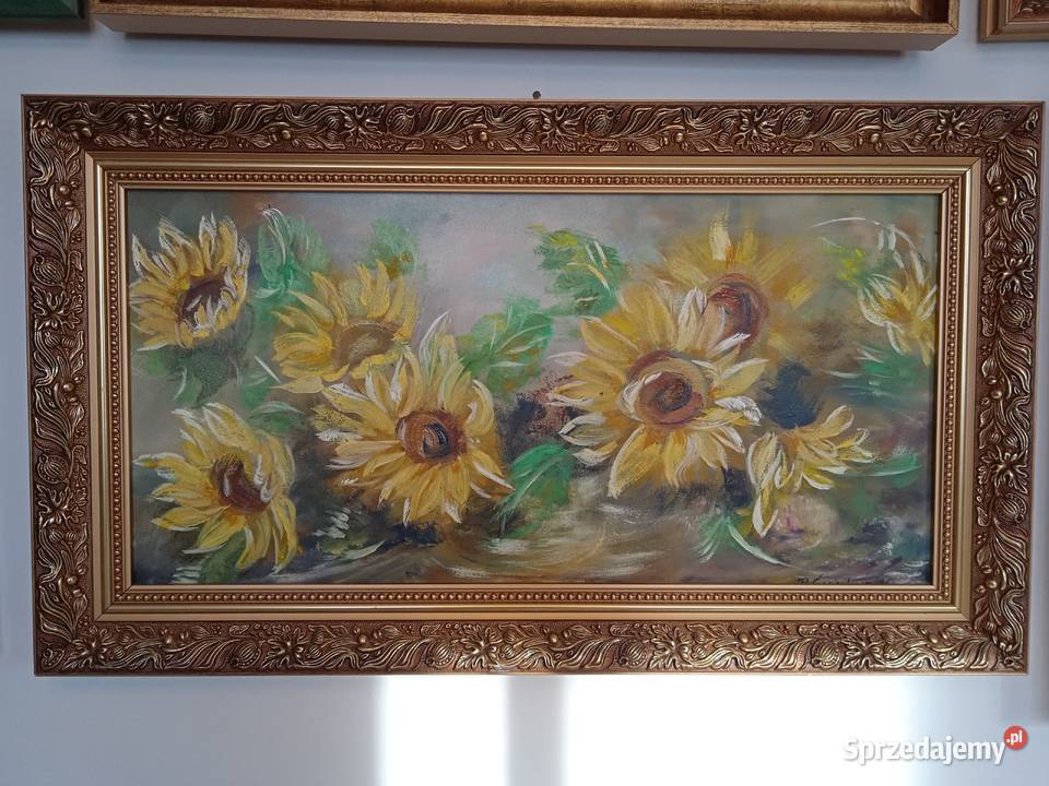 Obraz olejny UŚMIECH SŁONECZNIKA