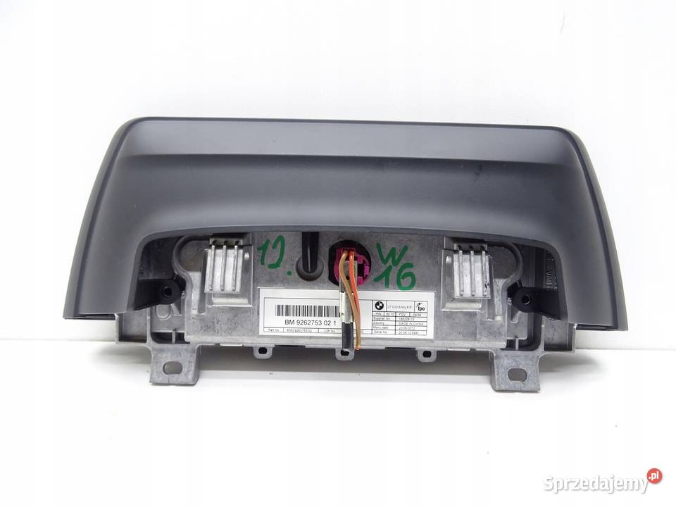 WYŚWIETLACZ EKRAN NAVI NAVIGACJI 9262753 BMW F30
