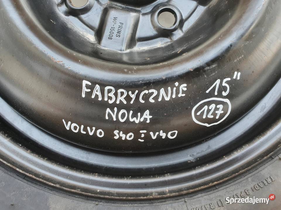 KOŁO DOJAZDOWE Volvo S40 V40 DOJAZDÓWKA 12590 Rudka