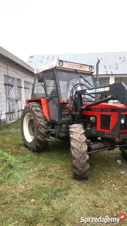 Zetor 7745 sprowadzony w originale WOM 540/1000 obr. Ciągniki Młynarze