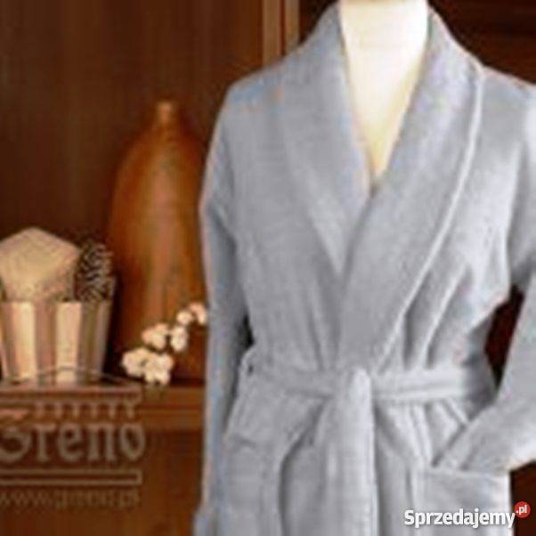 Szlafrok szalowy frote czysta bawełna Warszawa