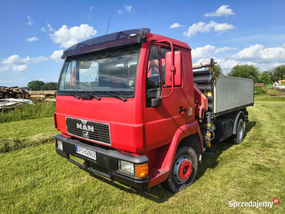Man 10163 L2000 wywrotka kiper hds żuraw Opole