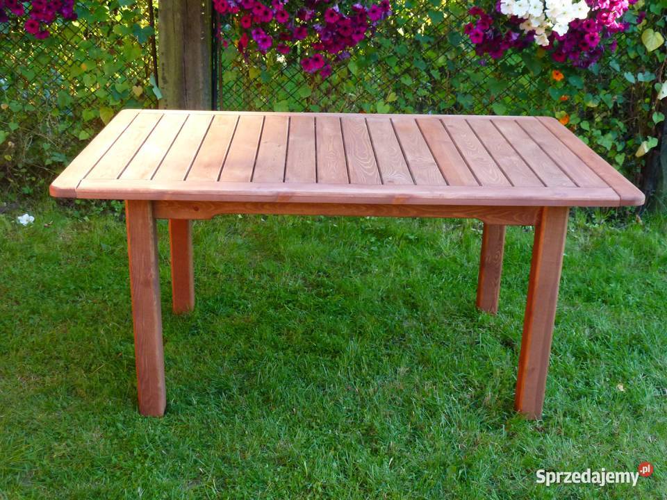 Zestaw meble ogrodowe drewniane tarasowe typ L drewno Kalety